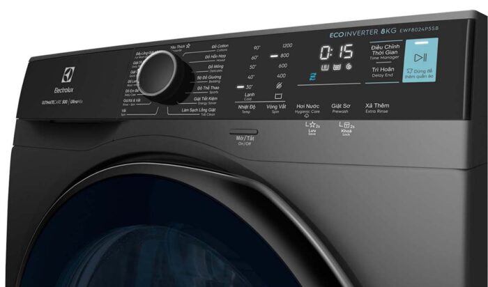 Máy giặt Electrolux EWF8024P5SB 8kg inverter - Ảnh 5