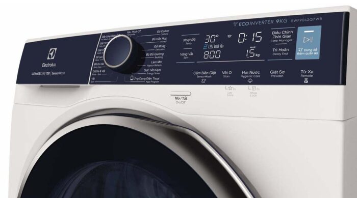 Máy giặt Electrolux EWF9042Q7WB 9kg inverter - Ảnh 5