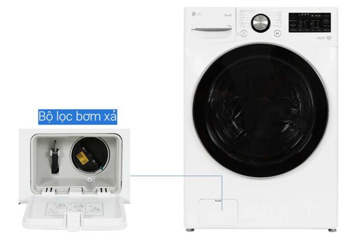 Máy giặt LG F2515STGW 15kg inverter - Ảnh 9