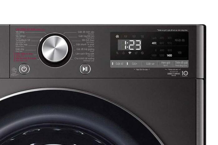 Máy giặt LG FV1410S4B 10kg inverter - Ảnh 6