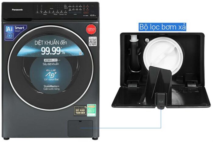 Máy giặt Panasonic NA-V105FR1BV 10.5kg - Ảnh 9