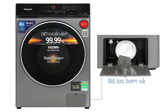 Máy giặt Panasonic NA-V95FC1LVT 9.5kg - Ảnh 9