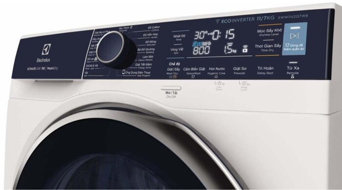 Máy giặt sấy Electrolux EWW1142Q7WB 11kg 7kg inverter - Ảnh 6