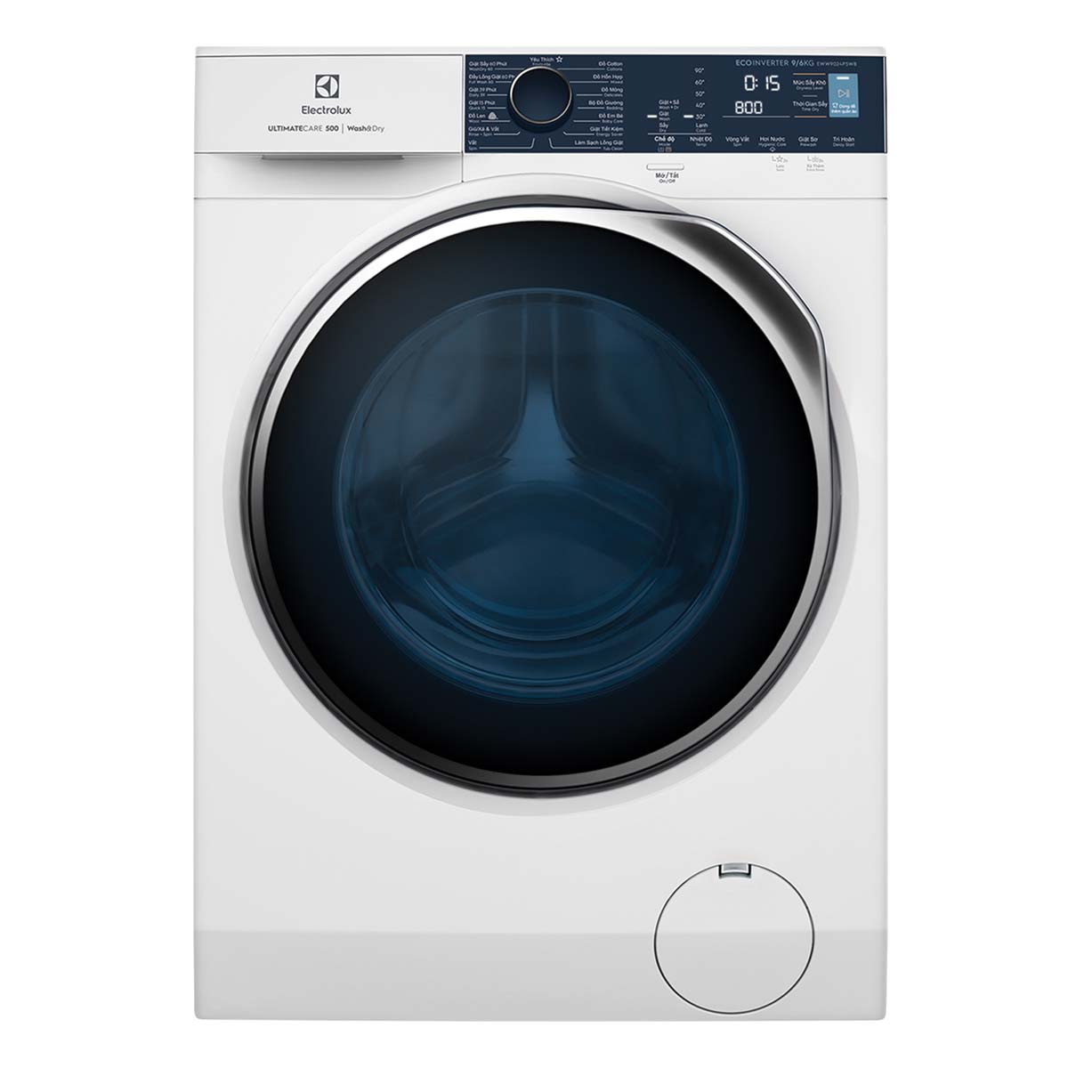 Máy giặt sấy Electrolux EWW9024P5WB giặt 9Kg sấy 6Kg lồng ngang inverter