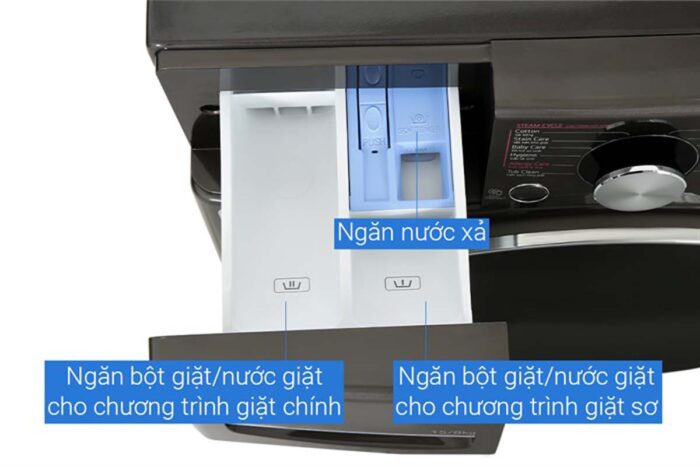 Máy giặt sấy LG F2515RTGB 15kg 8kg inverter - Ảnh 6