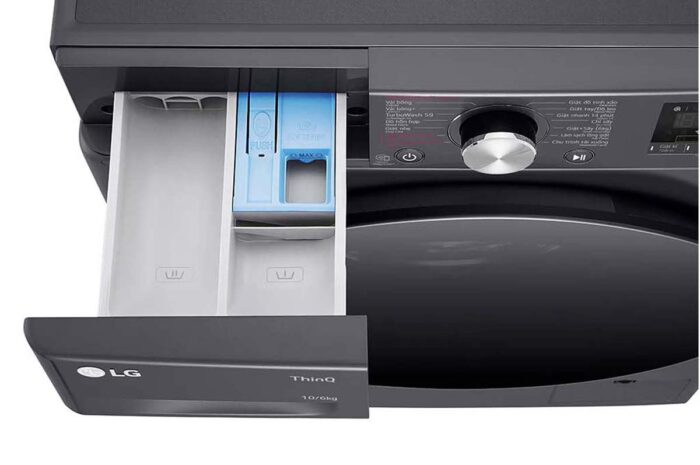 Máy giặt sấy LG FV1410D4M1 10kg 6kg inverter - Ảnh 5