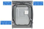 Máy giặt sấy LG FV1410D4P 10kg 6kg inverter - Ảnh 10