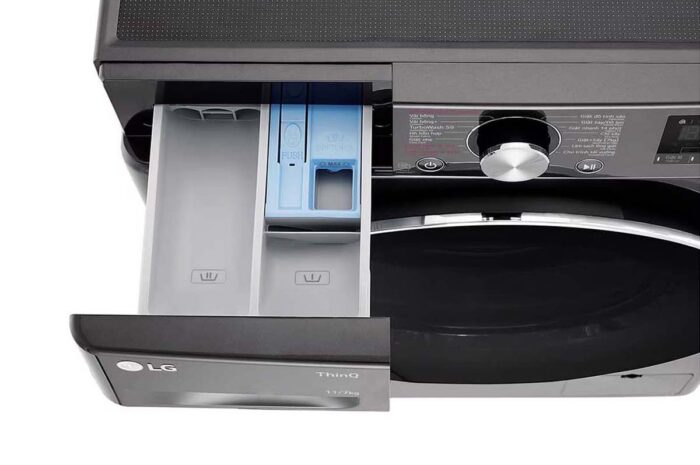 Máy giặt sấy LG FV1411D4B 11kg 7kg inverter - Ảnh 7