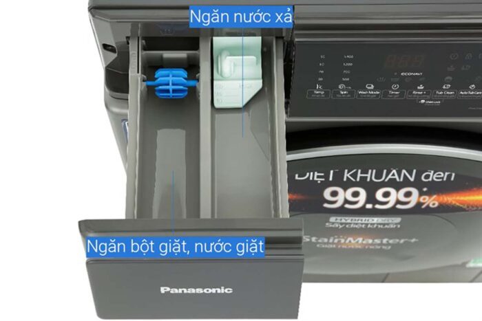 Máy giặt sấy Panasonic NA-S106FC1LV 10kg 6kg - Ảnh 6