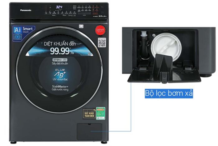 Máy giặt sấy Panasonic NA-S956FR1BV 9,5kg 6kg - Ảnh 9