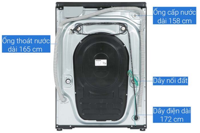 Máy giặt sấy Panasonic NA-S956FR1BV 9,5kg 6kg - Ảnh 10