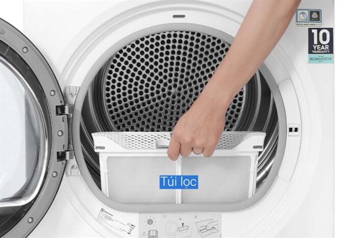 Máy sấy quần áo Electrolux EDH803Q7WB 8Kg - Ảnh 9