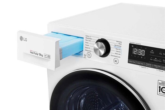 Máy sấy quần áo LG DVHP09W 9Kg Inverter - Ảnh 5