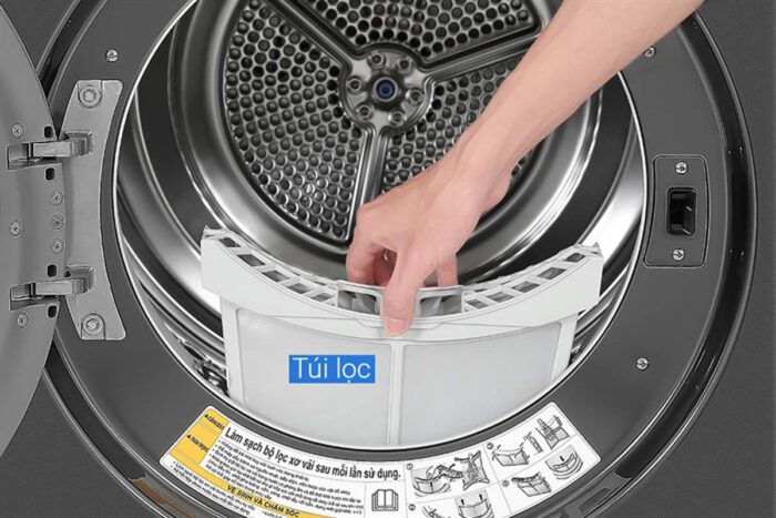 Máy sấy quần áo LG DVHP50B 10.5Kg inverter - Ảnh 8