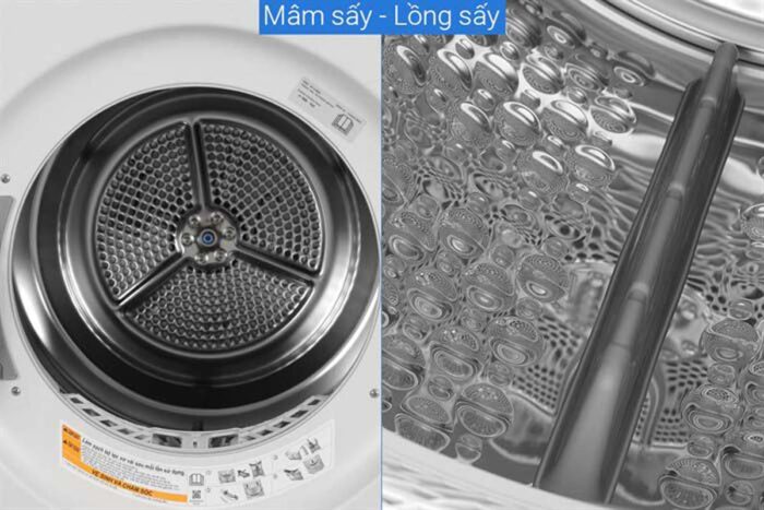 Tháp giặt sấy LG WashTower WT1410NHE 14kg 10kg inverter - Ảnh 13