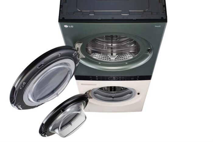 Tháp giặt sấy LG WashTower WT2116SHEG 21kg 16kg inverter - Ảnh 9