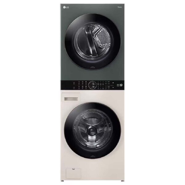 Tháp giặt Sấy LG WashTower WT2517NHEG giặt 25Kg sấy 17Kg inverter