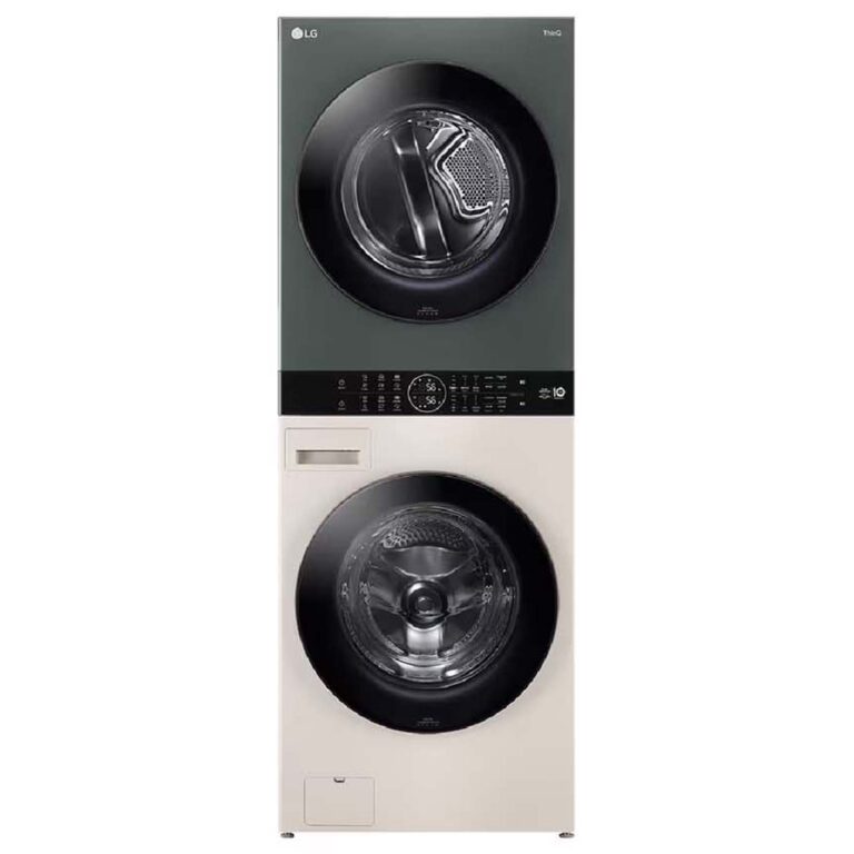 Tháp giặt Sấy LG WashTower WT2517NHEG giặt 25Kg sấy 17Kg inverter