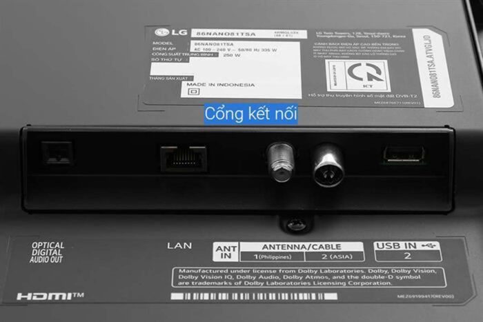Tivi LG 86NANO81TSA 86 inch 4K NanoCell Smart - Ảnh 9