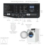 Máy giặt Electrolux EWF1025DQWB 10kg inverter - Ảnh 2