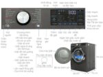 Máy giặt sấy LG F2721HVRB 21kg 12kg inverter - Ảnh 3