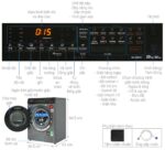 Máy giặt sấy Panasonic NA-S106FC1LV 10kg 6kg - Ảnh 3