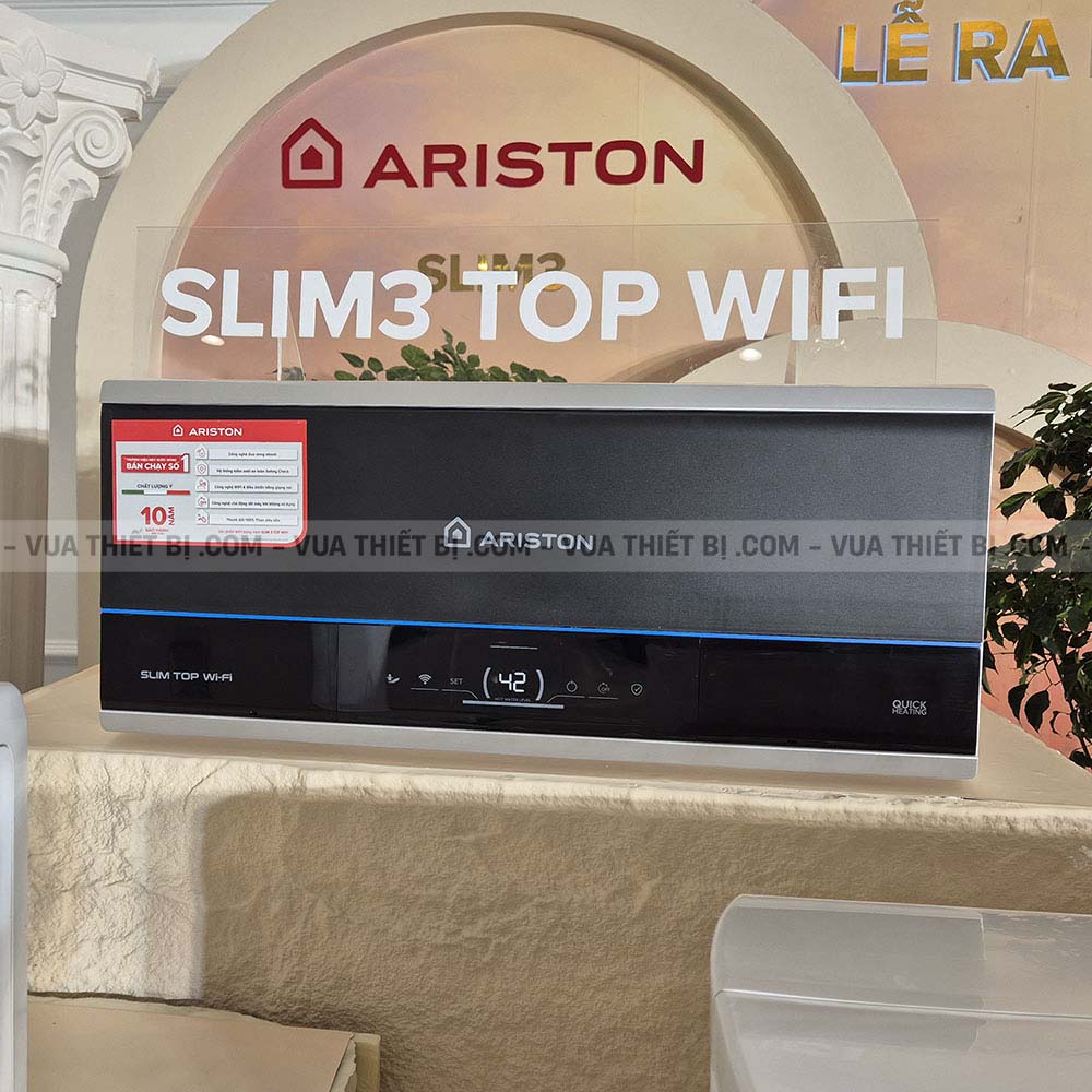 Binh nong lanh ARISTON SLIM3 20 TOP WIFI 20L lit SL3 ngang gian tiep 1 1