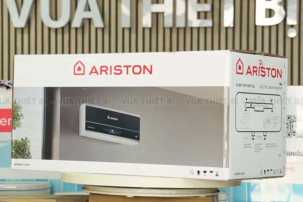 Bình nóng lạnh ARISTON SLIM3 20 TOP WIFI AG+ 20L lít (SL3) ngang gián tiếp 2.5FE 2500w - Ảnh 15