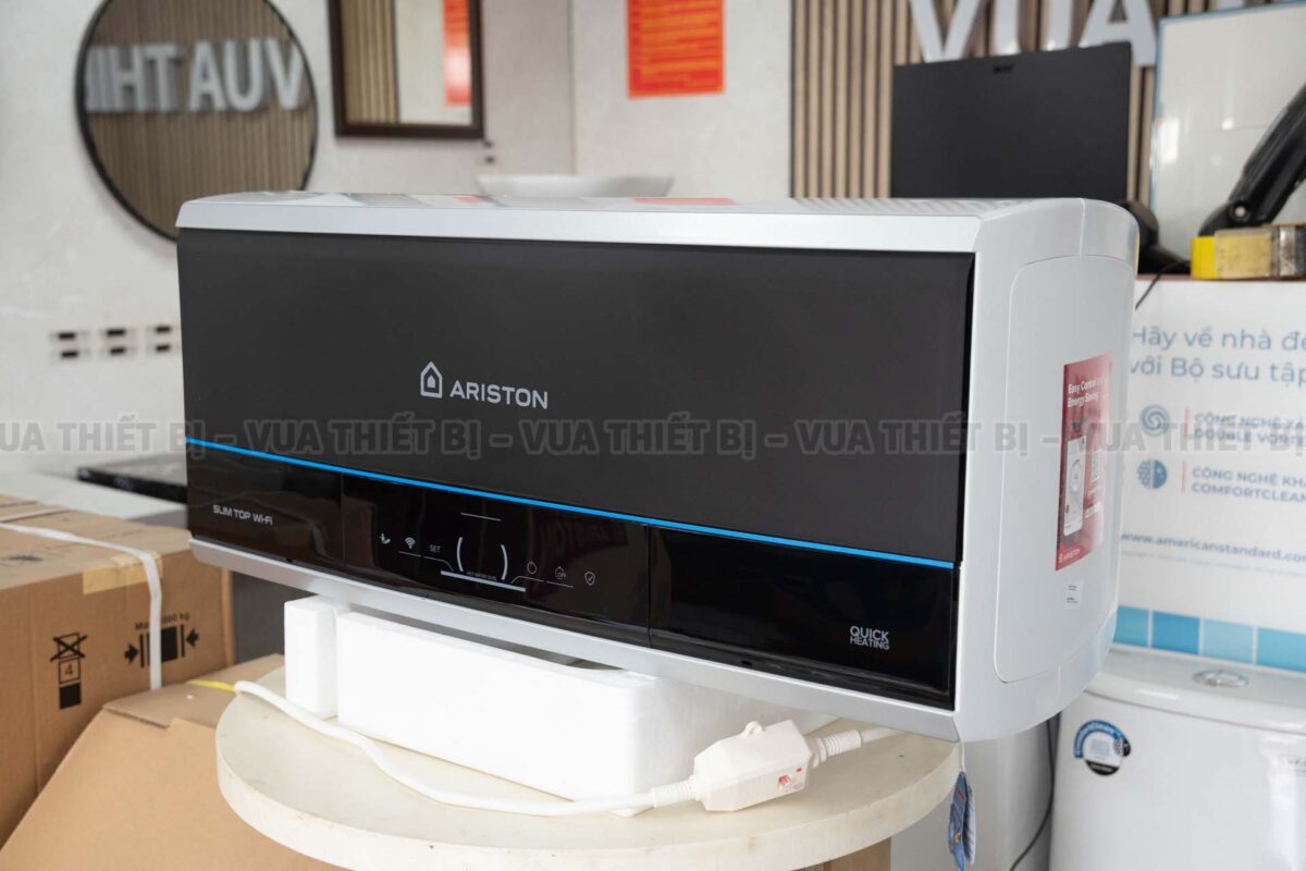 Bình nóng lạnh ARISTON SLIM3 30 TOP WIFI AG+ 30L lít (SL3) ngang gián tiếp 2.5FE 2500w - Ảnh 7