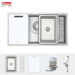 Chậu rửa bát inox KONOX TARI 8748SR 1 hố - Ảnh 3