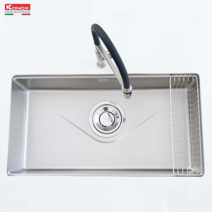 Chậu rửa bát inox KONOX TARI 8748SR 1 hố - Ảnh 6