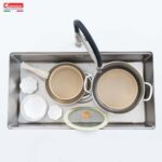 Chậu rửa bát inox KONOX TARI 8748SR 1 hố - Ảnh 7