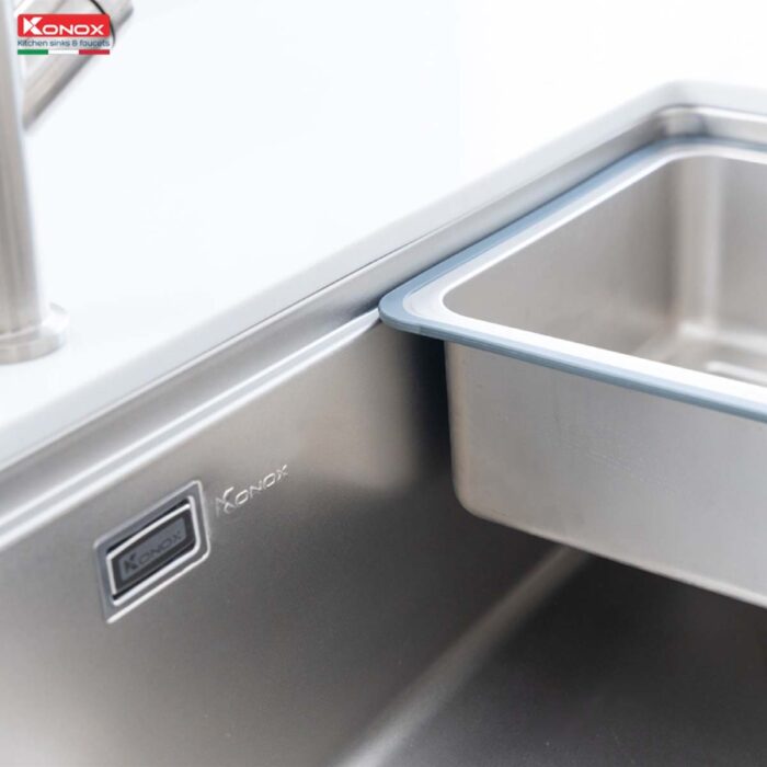 Chậu rửa bát inox KONOX TARI 8748SR 1 hố - Ảnh 11