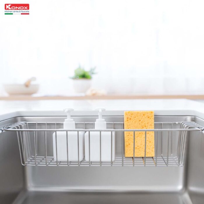 Chậu rửa bát inox KONOX TARI 8748SR Basic 1 hố - Ảnh 6