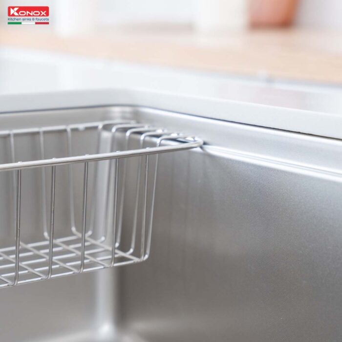 Chậu rửa bát inox KONOX TARI 8748SR Basic 1 hố - Ảnh 7