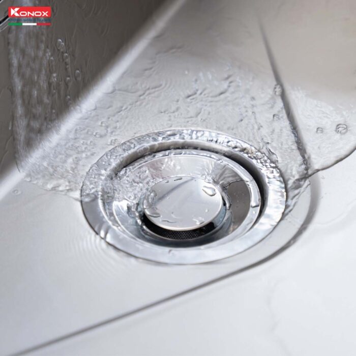 Chậu rửa bát inox KONOX TARI 8748SR Basic 1 hố - Ảnh 11