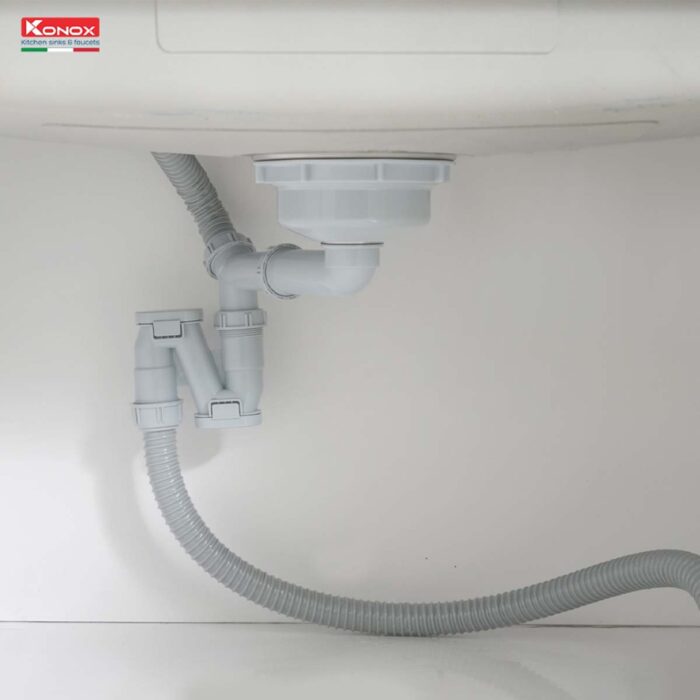 Chậu rửa bát inox KONOX TARI 8748SR Basic 1 hố - Ảnh 14