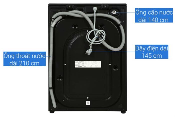 Máy giặt Hitachi BD-100GV 10kg inverter - Ảnh 9