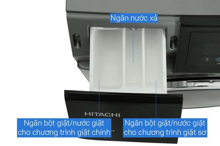 Máy giặt sấy Hitachi BD-D852HVOS 8.5kg 5kg inverter - Ảnh 7