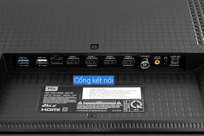 Tivi TCL 55C755 55 inch 4K QLED Mini LED Google - Ảnh 7