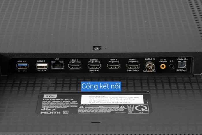 Tivi TCL 65C755 65 inch 4K QLED Mini LED Google - Ảnh 7