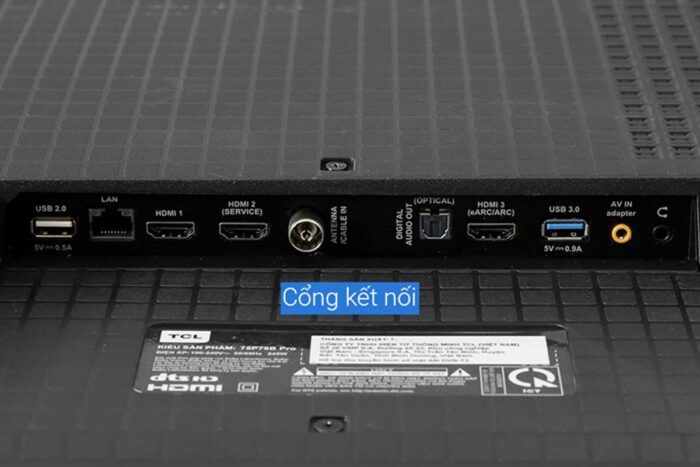 Tivi TCL 75P79B Pro 75 inch 4K LED Google - Ảnh 7