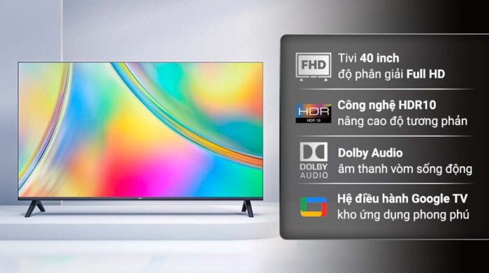 Tivi TCL 40S5400 40 inch Full HD LED Google - Ảnh 2