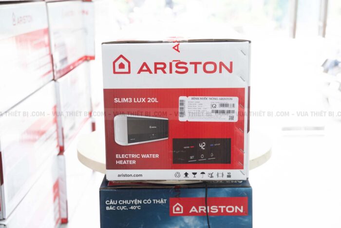 Bình nóng lạnh ARISTON SLIM3 20 LUX AG+ 20L lít (SL3) ngang gián tiếp 2.5FE 2500w - Ảnh 16