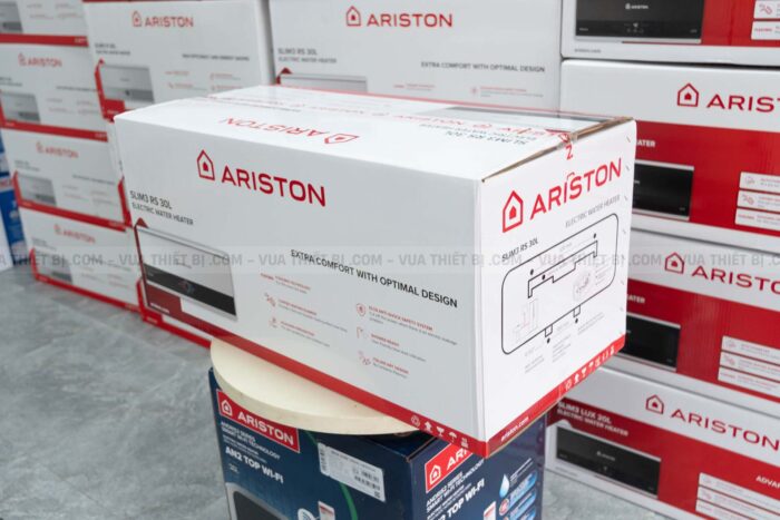 Bình nóng lạnh ARISTON SLIM3 30 RS AG+ 30L lít (SL3) ngang gián tiếp 2.5FE 2500W - Ảnh 7