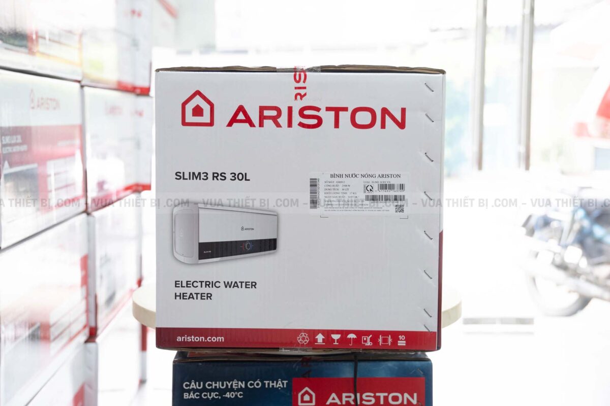 Bình nóng lạnh ARISTON SLIM3 25 RS AG+ 25L lít (SL3) ngang gián tiếp 2.5FE 2500W - Ảnh 5
