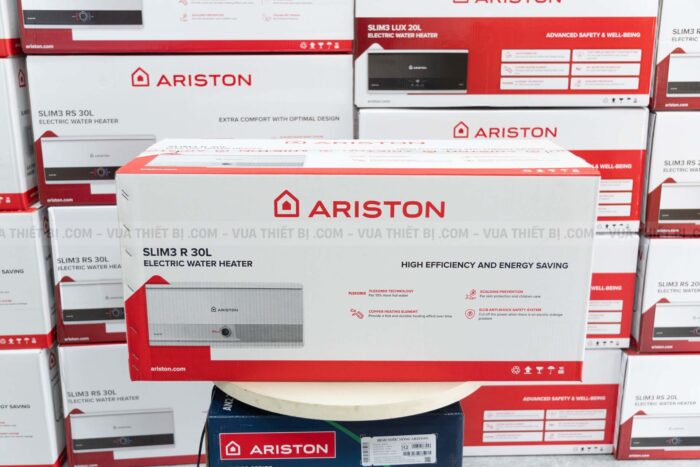 Bình nóng lạnh ARISTON SLIM3 20 R AG+ 20L lít (SL3) ngang gián tiếp 2.5FE 2500W - Ảnh 14