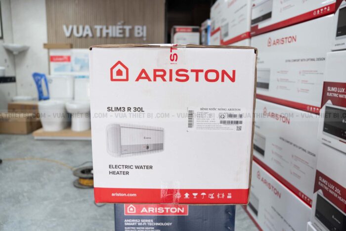 Bình nóng lạnh ARISTON SLIM3 20 R AG+ 20L lít (SL3) ngang gián tiếp 2.5FE 2500W - Ảnh 17
