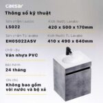 Tủ lavabo CAESAR L5022 EH05022ASV - Ảnh 2