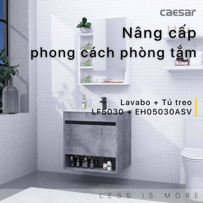 Tủ lavabo CAESAR LF5030 EH05030ASV - Ảnh 3